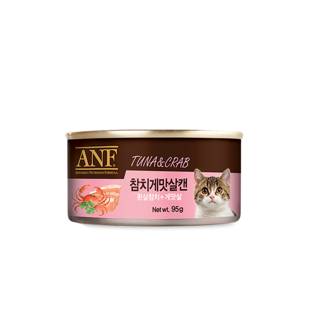 ANF 고양이 캔 습식 간식캔 참치게맛살, 95g, 1개 - 메인 이미지