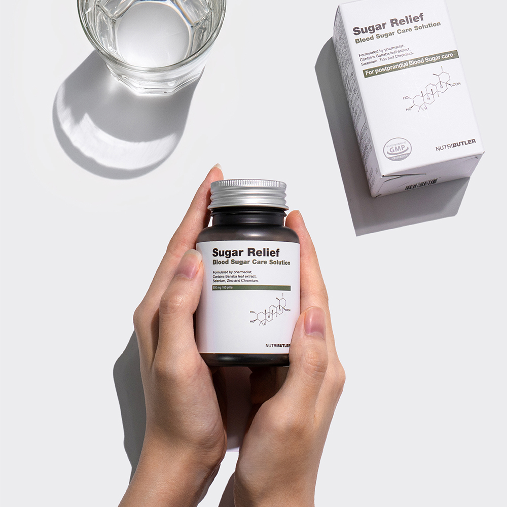 슈가릴리프 바나바잎 추출물 혈당 관리 코로솔산 크롬 케어 영양제 솔루션 60정, 1개 이미지 3