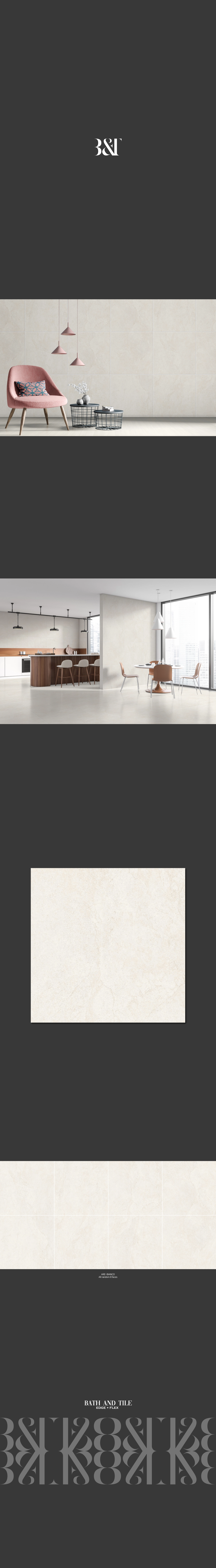 포세린 벽 타일 무광 화이트  BT-66003 (ARE 66 BIANCO)NEW - 상세 이미지 3