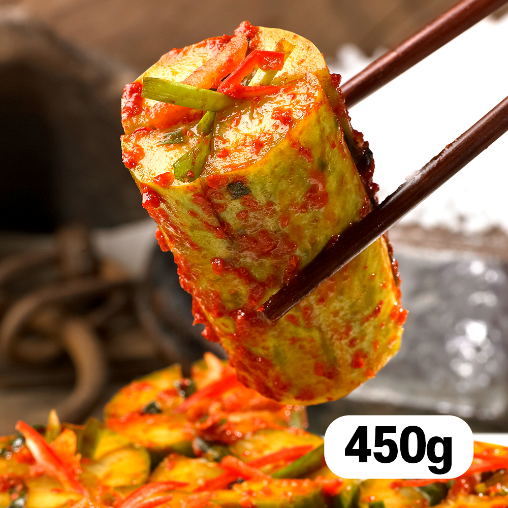 참가득 아삭한 오이소박이 450g / 100%국산 가정식 저녁 밑반찬 밥도둑 반찬 주문 - 상품 이미지