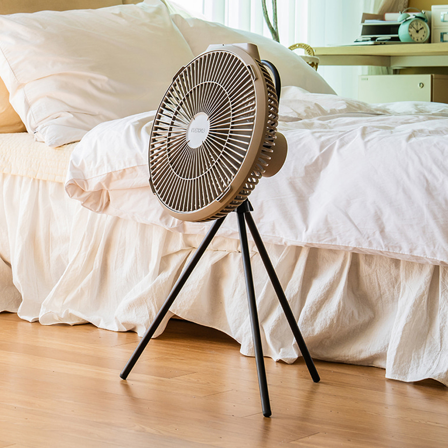 크레모아 V1500 무선 서큘레이터 캠핑 선풍기 무선 회전 스탠드 써큘레이터