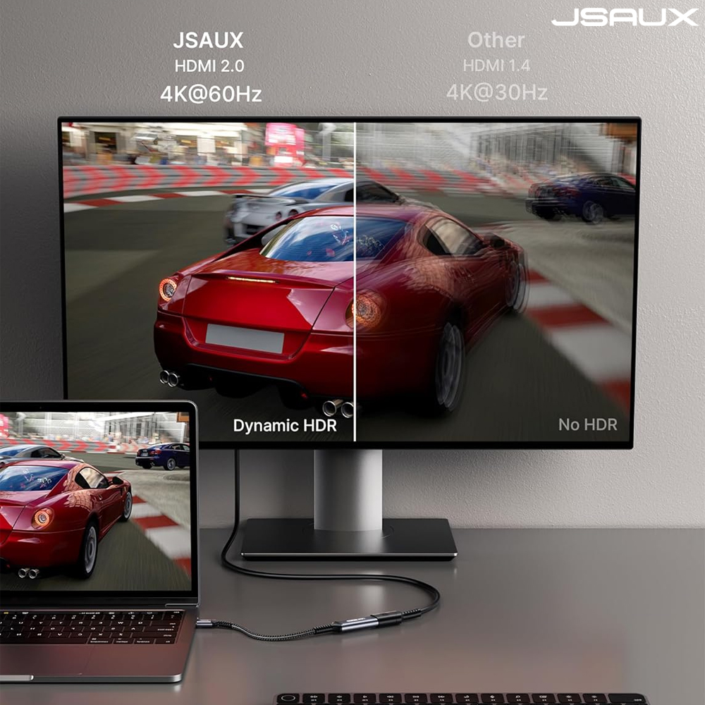 C to HDMI 젠더 변환 컨버터 4K지원 JSAUX - 상세 이미지 2