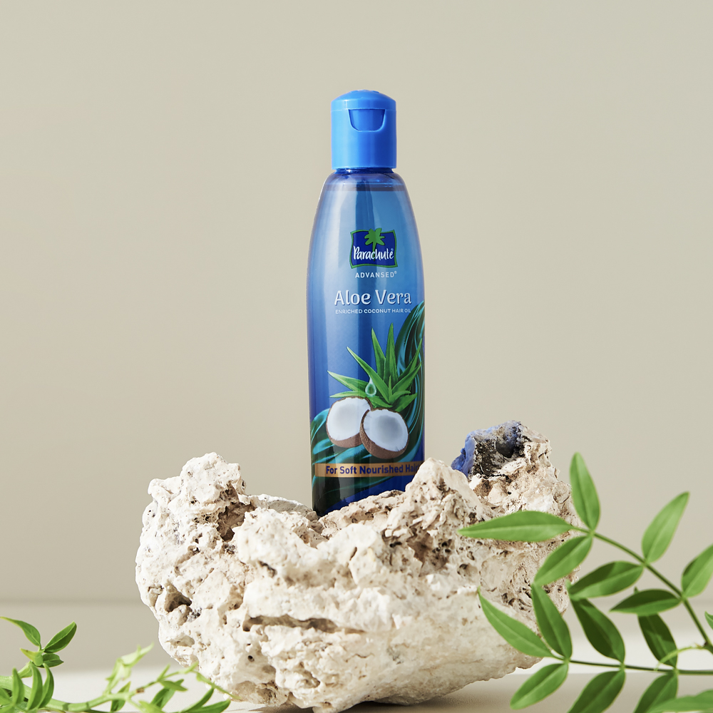 파라슈트 어드밴스드 알로에베라 코코넛 헤어 오일 75ml 단백질 고영양 풍부한 수분감 가벼운 끈적임없는