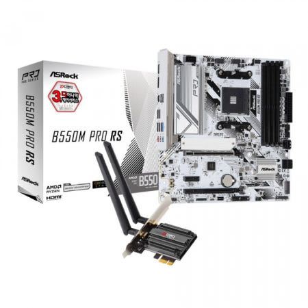 ASRock B550M Pro RS + WiFi6E 랜카드 패키지 디앤디컴