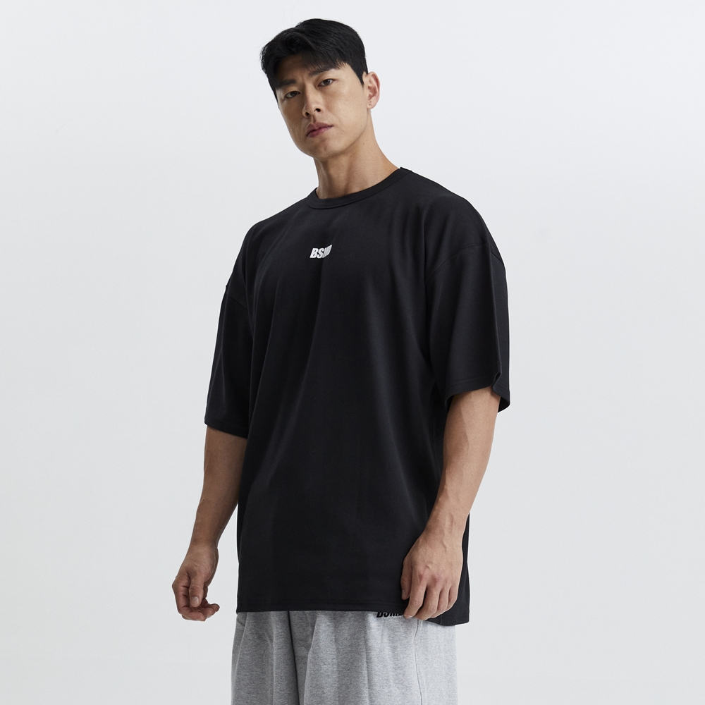 비스트모드 면모달 오리지널 헬스 오버핏 반팔 티셔츠 짐웨어 BSMD 제품 이미지