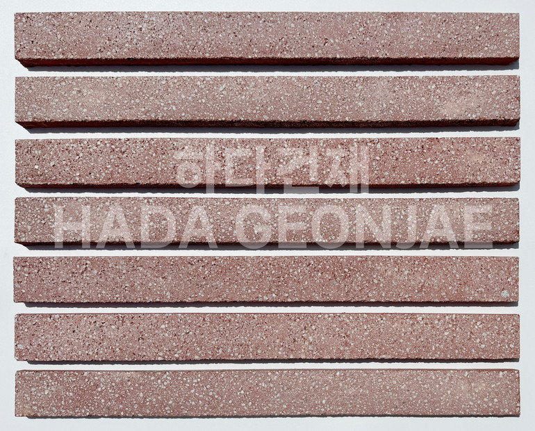 모노타일 500x45x17T 레드 / 하다건재 와이드벽돌타일