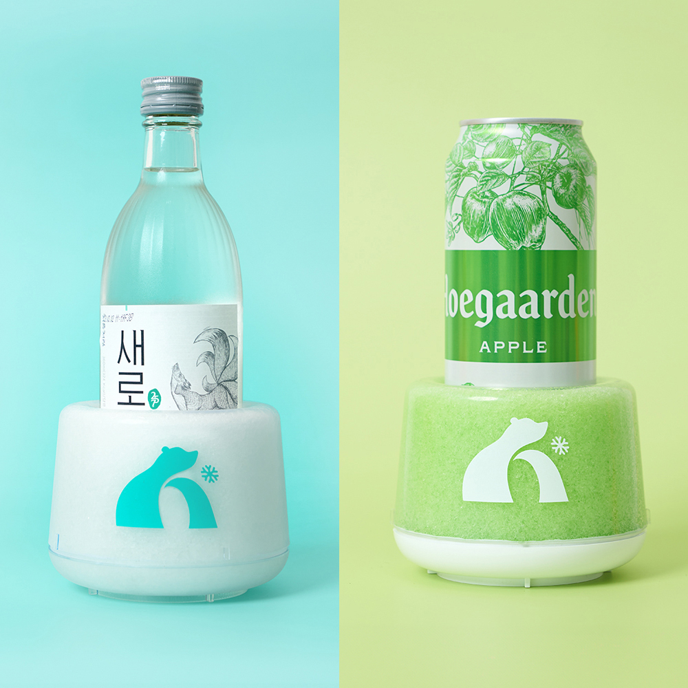늘시 맥주 캔쿨러 아이싱기 쿨보틀 아이스보틀 쿨러 칠러 보냉기 컵홀더 소주 혼술 2개 - 상품 이미지