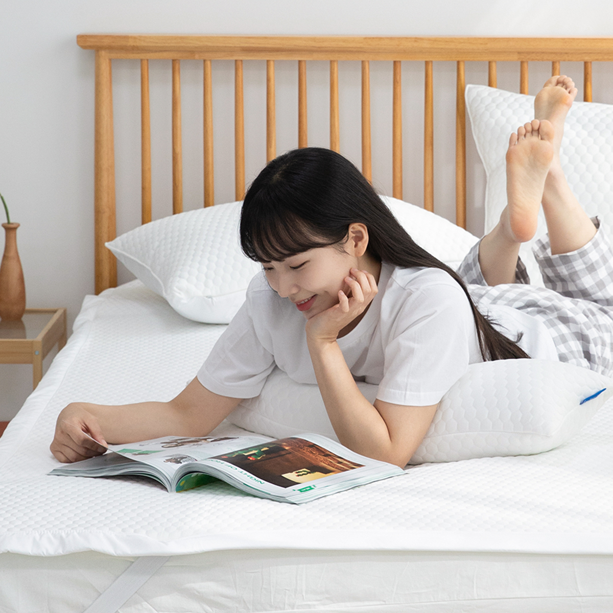 콜드맥스 듀라론2.0 냉각 냉감패드 고정밴드 화이트, SS(슈퍼싱글)