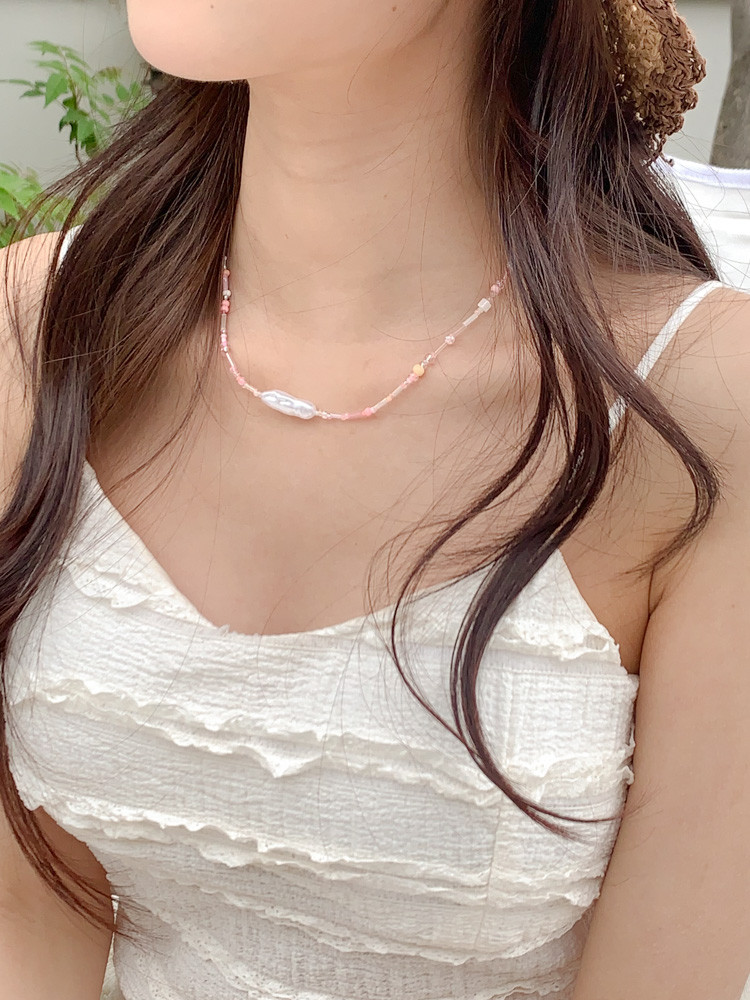[❤당일출고❤60color/여름비즈목걸이/핸드메이드18종] 여름 얼리 썸머 비즈 초커 목걸이 18type *2개이상 구매시 할인 상세 이미지 313
