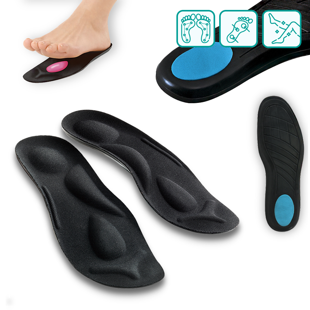 주물주물 라풋 신발 깔창 1세트 (2pcs) 아치 쿠션 패드 기능성 인솔 족저근막 평발 발편한 발 교정 구두 운동화 등산화 군화 - 상품 이미지
