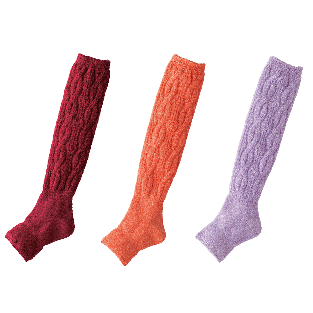 주물주물 종아리 레그워머 니삭스 (숙면케어) 니트 울 발목 발토시 방한 발열 겨울 두꺼운 수면 양말 수족냉증