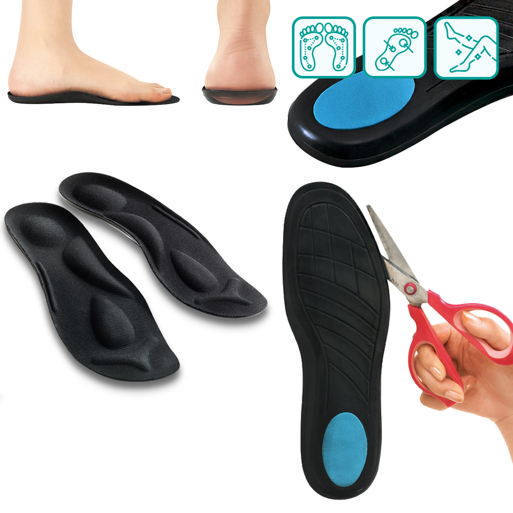 주물주물 라풋 신발 깔창 세트 (2pcs) 아치 쿠션 인솔 족저근막 평발 발 편한 - 상품 이미지