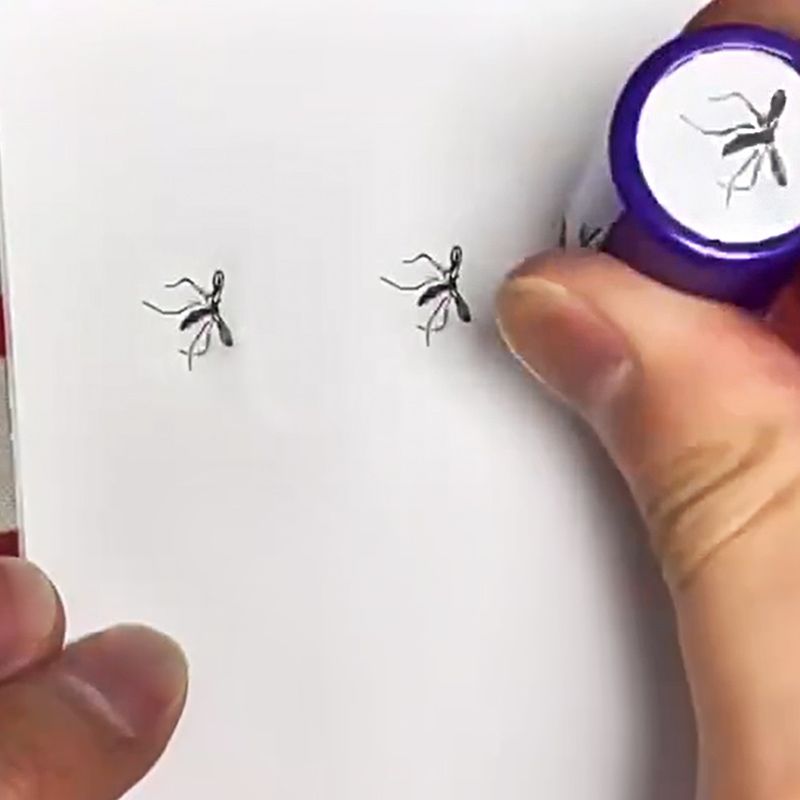 여름 모기 도장 스탬프 쓸데없는 특이한 선물 쓸모없는 웃긴 인싸템 무쓸모 - 상품 이미지
