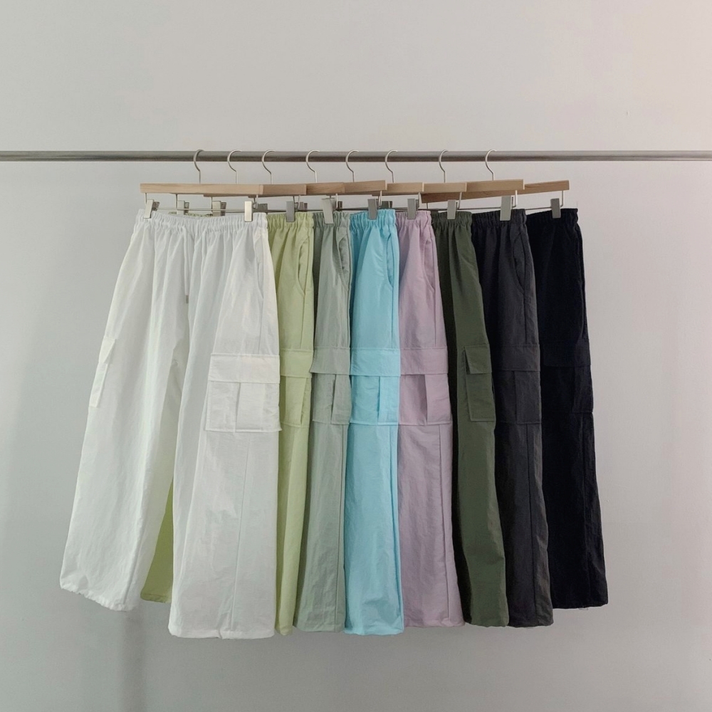 여성 카고팬츠 편한 여름 바지 조거팬츠 8color - 상세 이미지 3