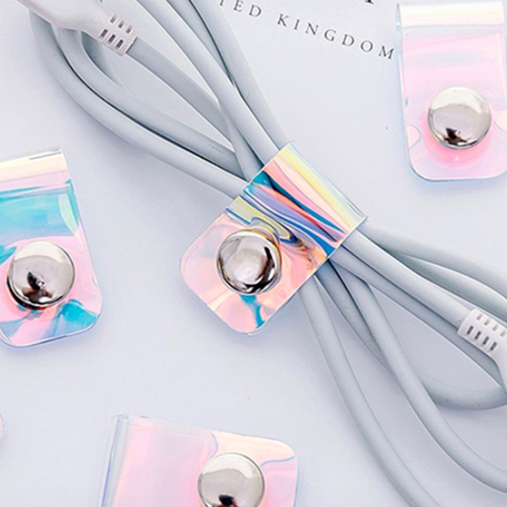 휴대용 핸드폰 케이블타이 USB 케이블홀더 선정리 타이밴드