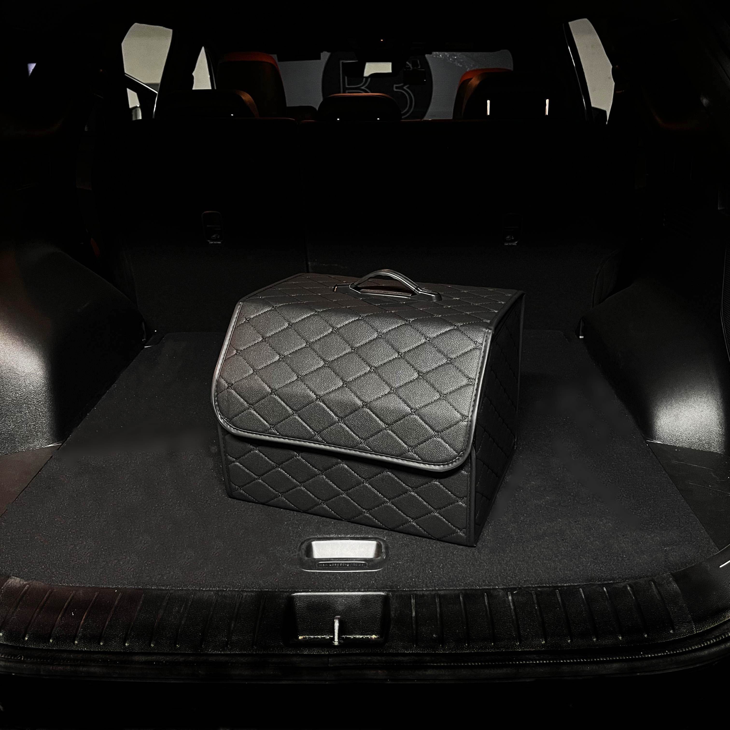 자동차 차량용 트렁크정리함 수납함 세차보관함 세차툴백 벤츠 카니발 쏘렌토 블랙스티치S