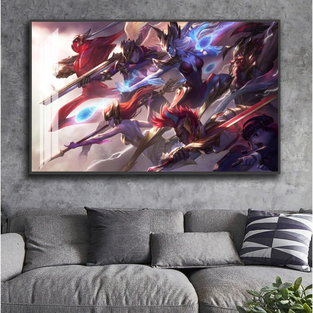롤 캐릭터 인테리어 소품 그림 액자 PC방 프로게이머 - 상세 이미지 4