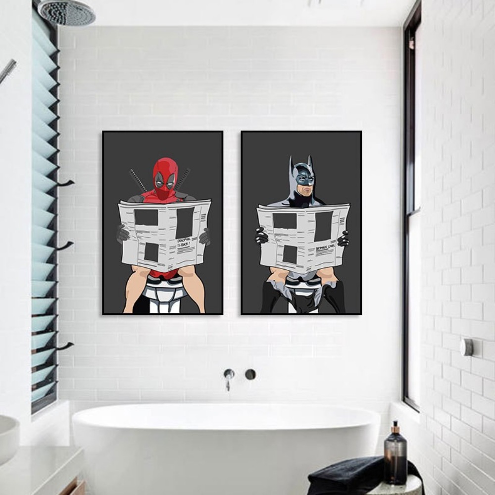 마블 인테리어 소품 굿즈 그림 액자 스파이더맨 캡틴 아메리카 스칼렛 - 상세 이미지 2
