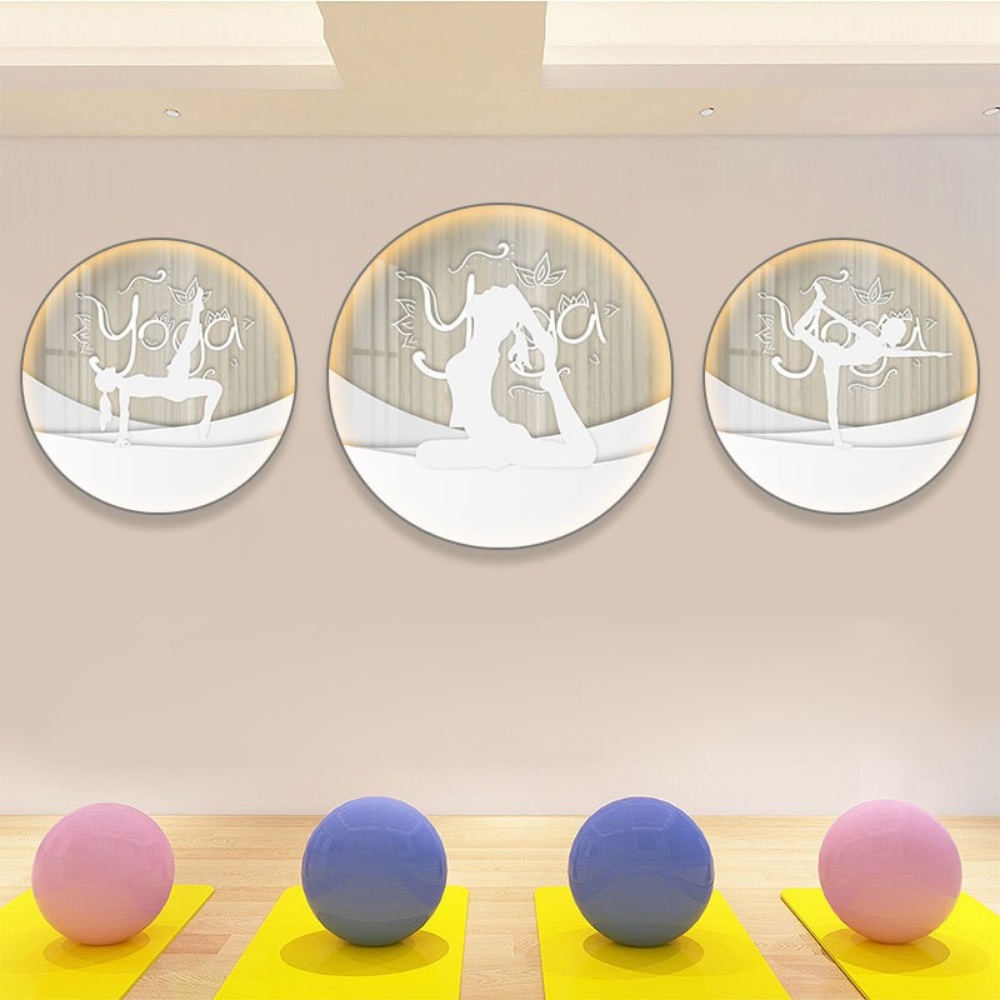요가 인테리어 벽걸이 장식 그림 체육관 GX룸 피트니스 - 상세 이미지 2