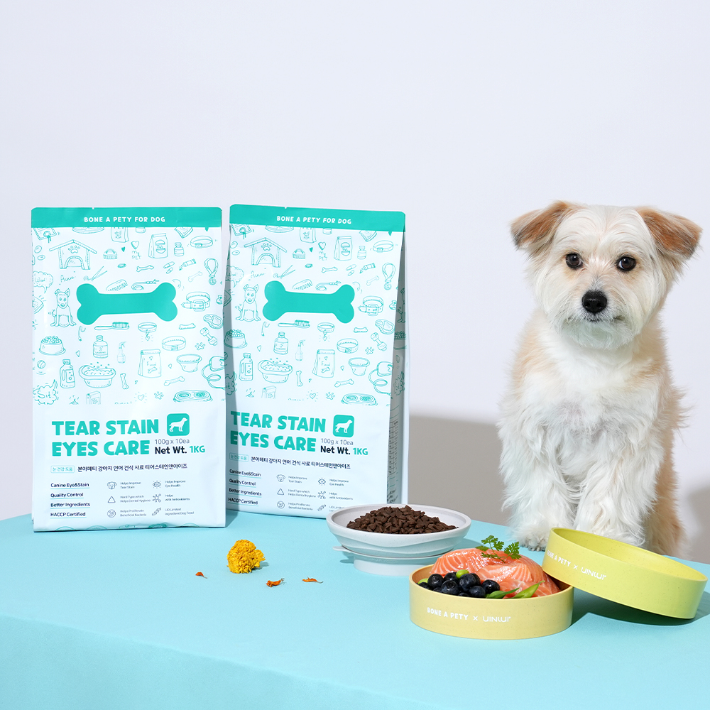 주문제작 본아페티 강아지 눈물 건식사료 눈건강 LID 반려견 애견사료 연어, 1kg, 1개