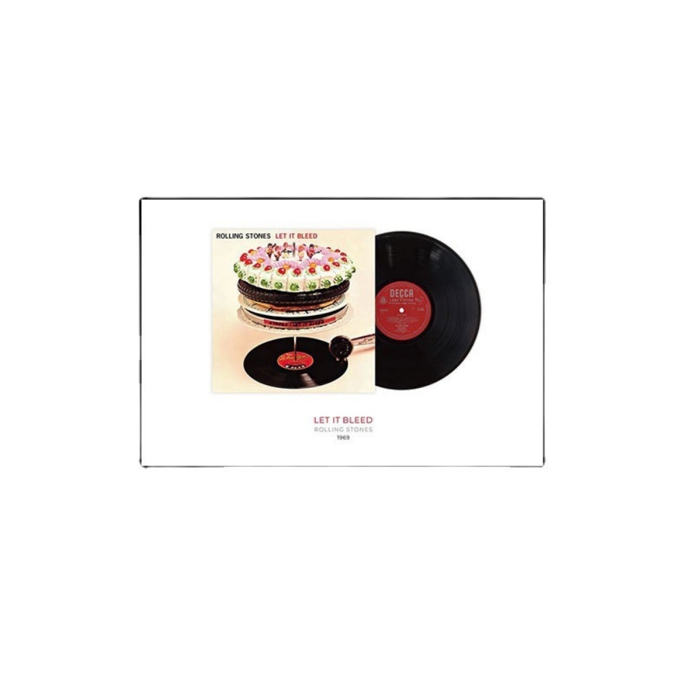 비닐 CD 레코드판 LP 그림 액자 인테리어 소품 - 상세 이미지 5