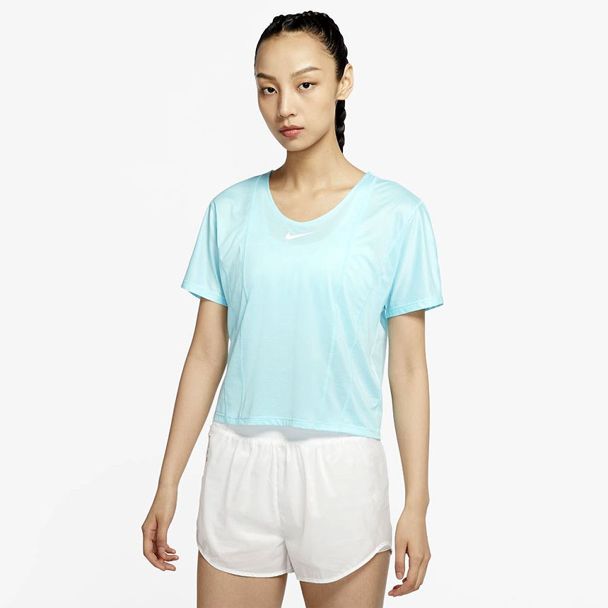 [시즌세일] 나이키 드라이핏 아이콘 클래쉬 여자 반팔 런닝 티셔츠 01.CU3033-639(핑크), S 이미지 7