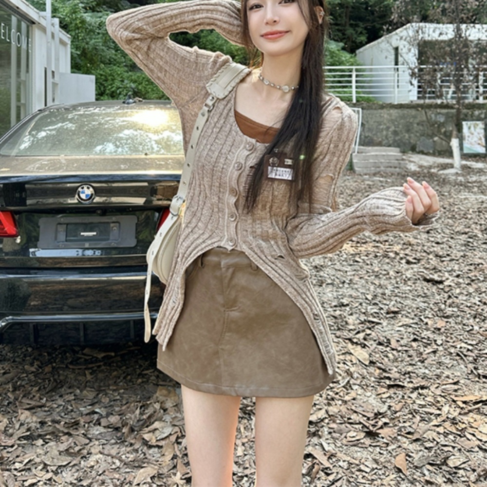 김혜윤 인스타 패션 롱 가디건 캐쥬얼 럭셔리 의상 옷 - 상세 이미지 2