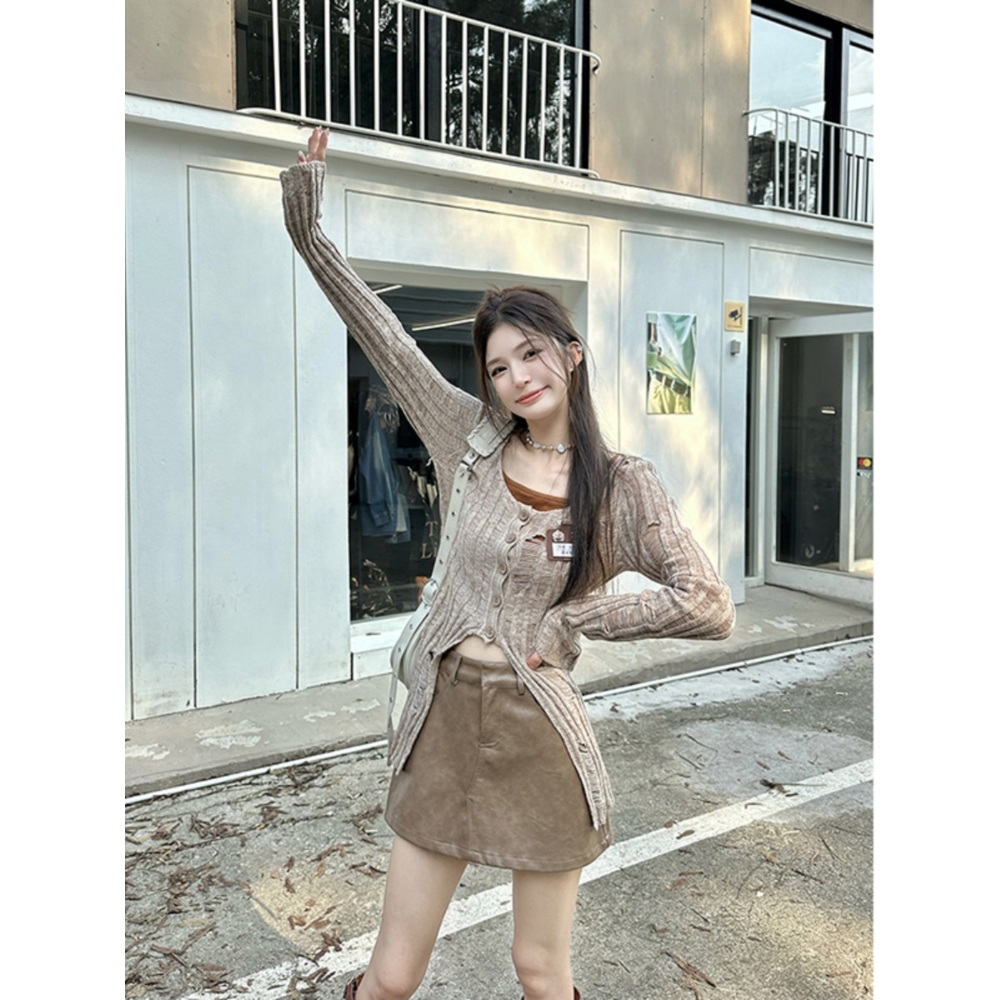 김혜윤 인스타 패션 롱 가디건 캐쥬얼 럭셔리 의상 옷 - 상세 이미지 4