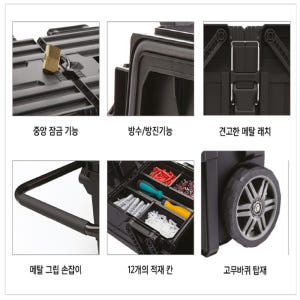 케터 이동식 공구함 공구카트 보관함 캔티카트15G 실사용 후기 | 효과 있을까? - 상품 이미지 3