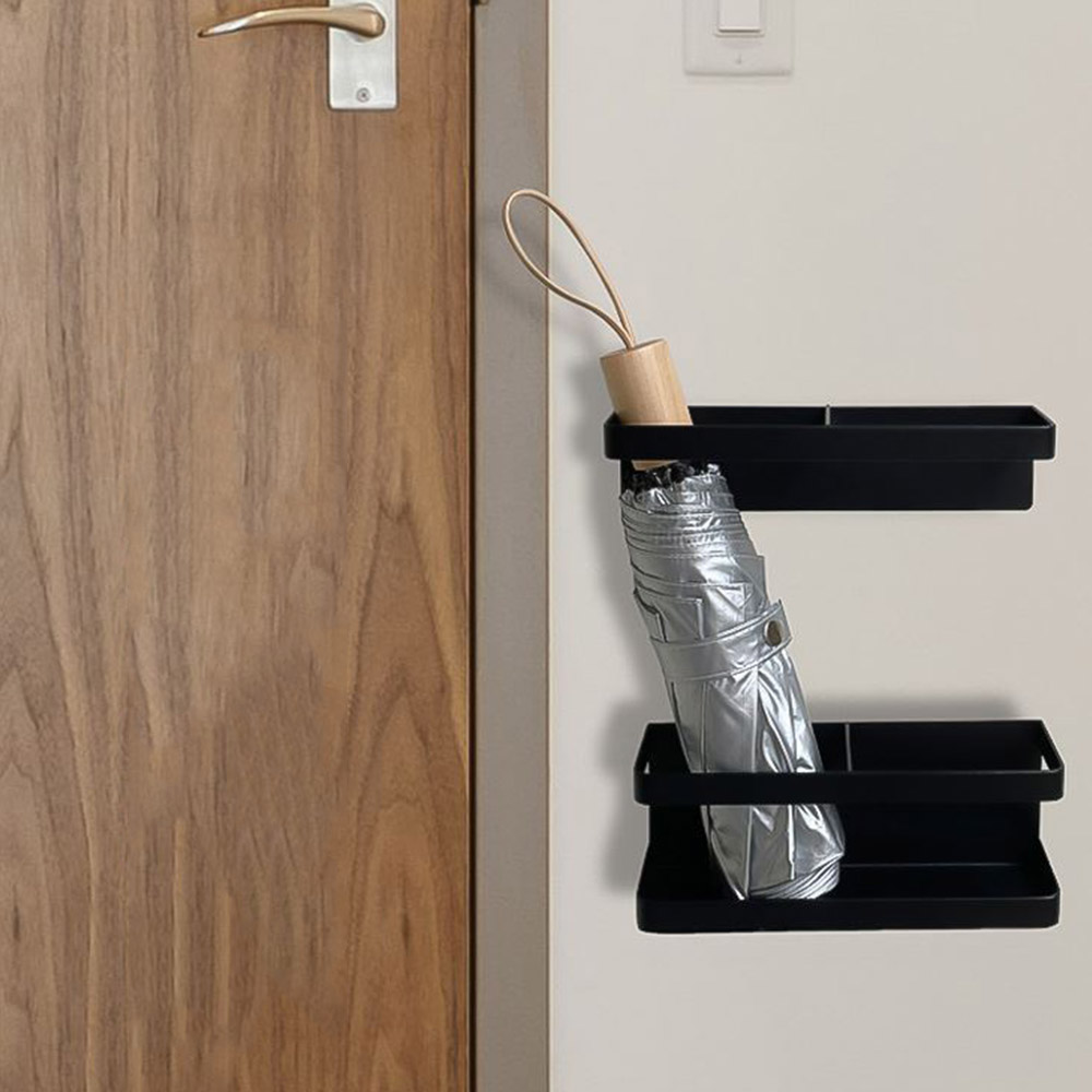 철제 신발장 우산걸이 현관문 자석우산꽂이 통 우산받침대