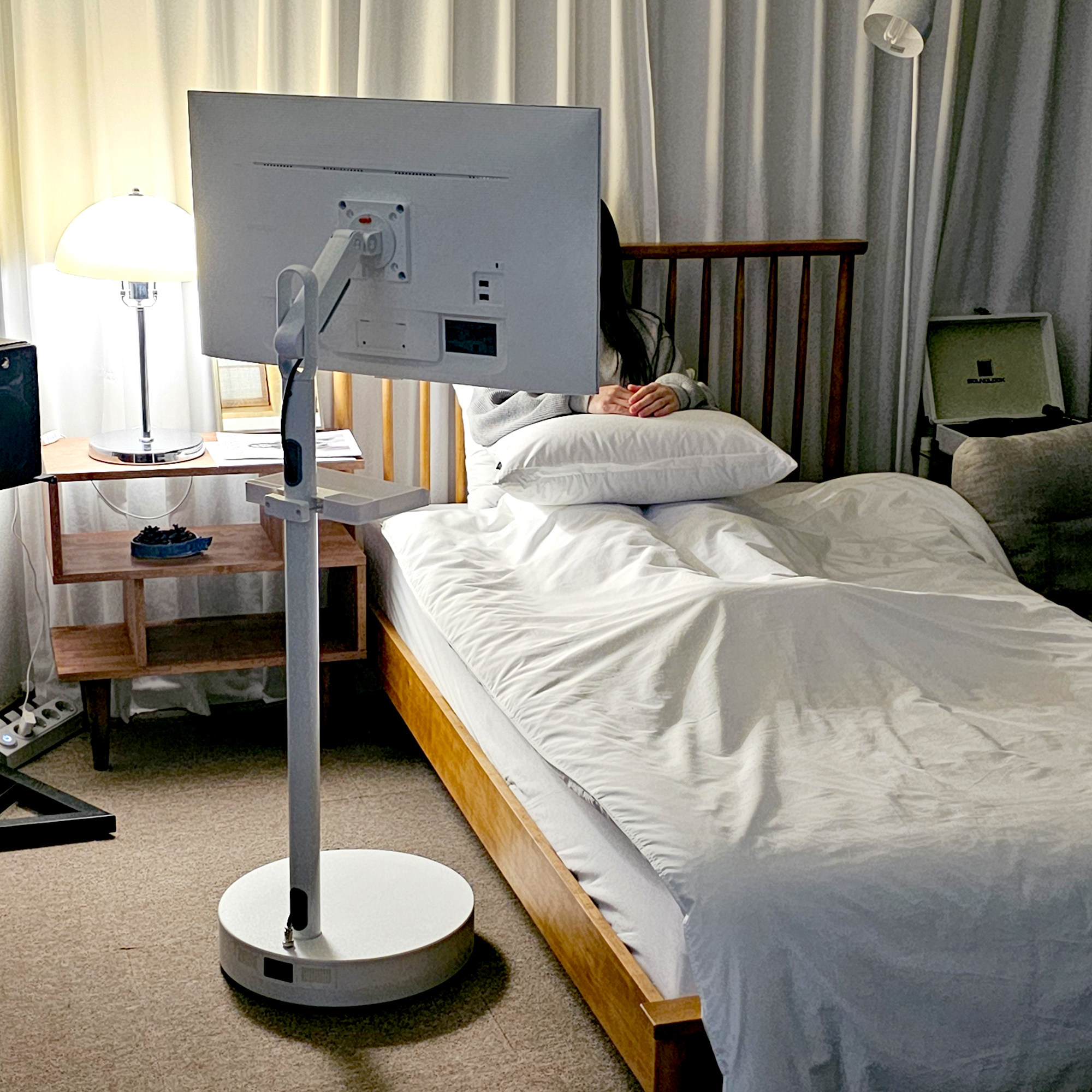 삼성 무선 삼탠바이미 M5 80cm(32인치) 스마트 화이트에디션 무빙스탠드 무탠바이미 - 상세 이미지 4