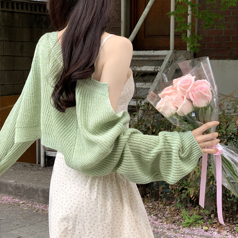 하렌 여리핏 하찌 크롭 볼레로 가디건 cd3088 - 상세 이미지 5