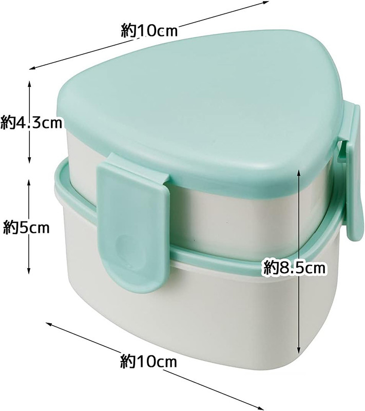 스케이터 포켓몬스터 피카츄 캐릭터 삼각김밥용 항균 2단 포크 도시락 500ml ONWT1AG - 주방·식기 - 하카타몰