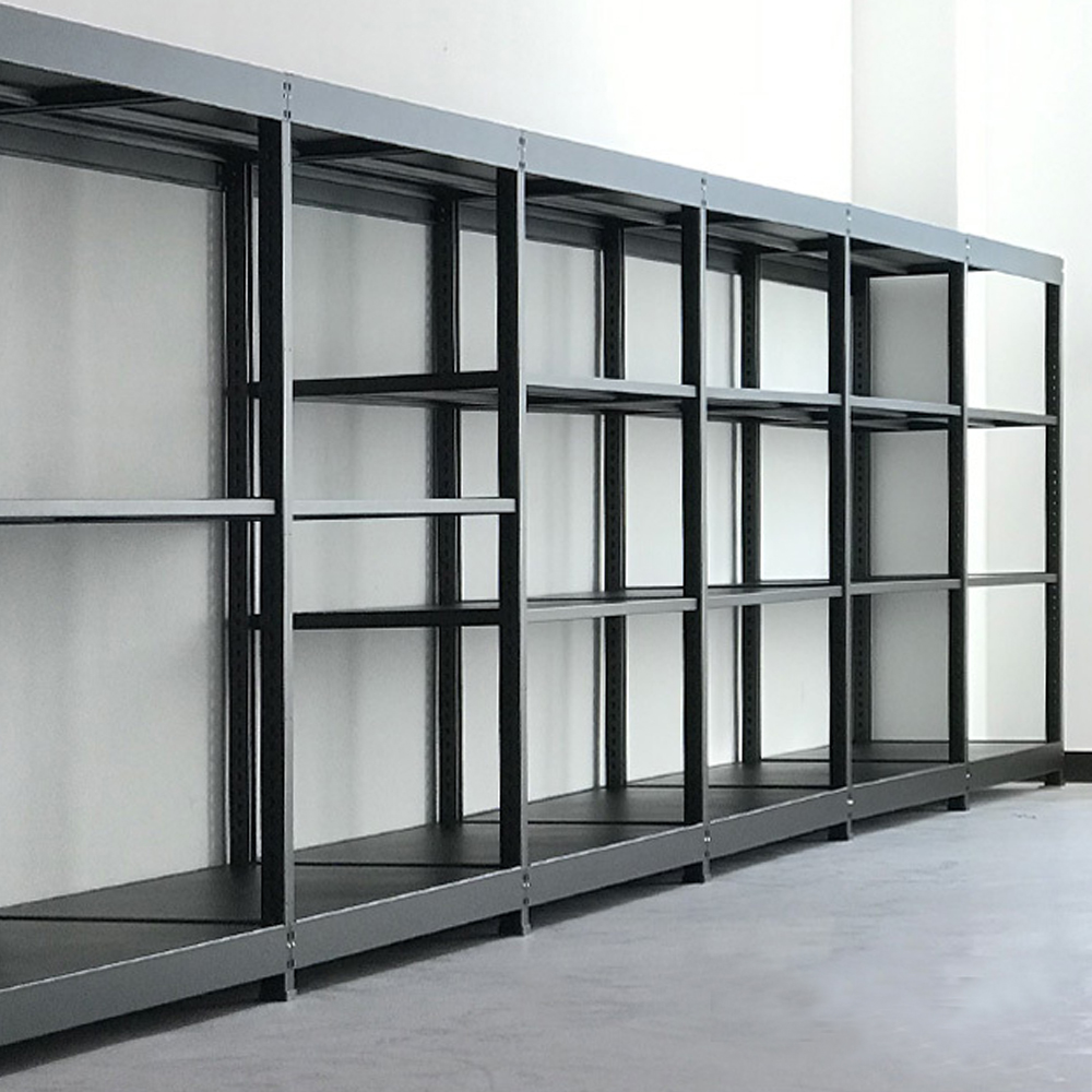 철제선반 경량랙 5단 조립식 앵글 무볼트 창고 선반 100kg 600x300x2100