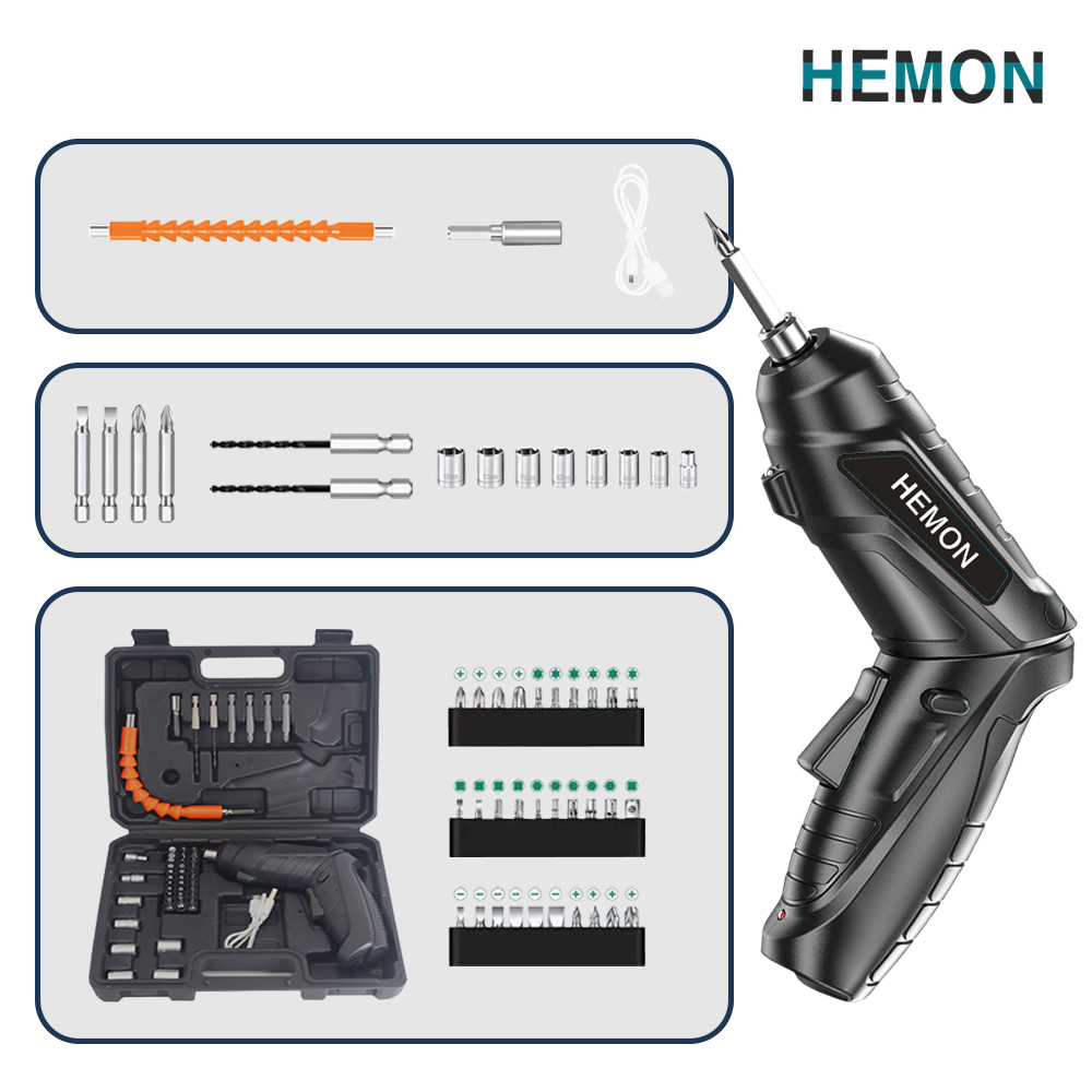 헤몬 다쪼아 전동 드릴 드라이버 충전 공구 미니 세트