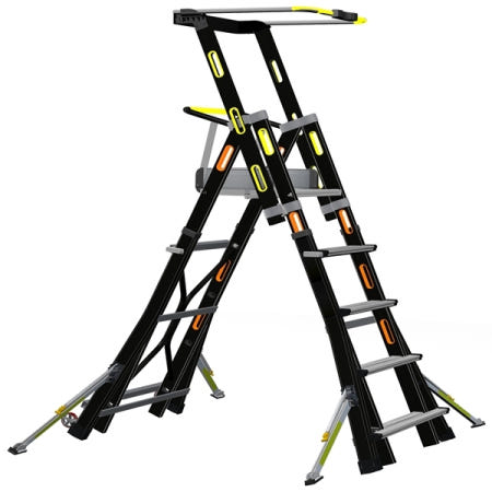 K사다리 S마크 작업말판사다리 안전발판 높이조절형 KLB-204