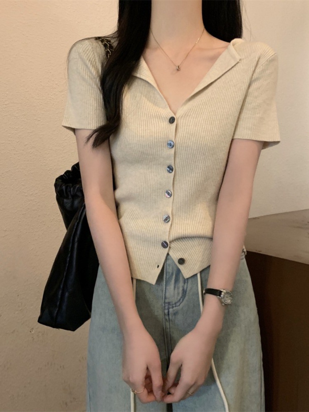 연애남매 11회 세승 반팔 가디건 캐주얼 청순한 의상 옷 패션 - 상세 이미지 2