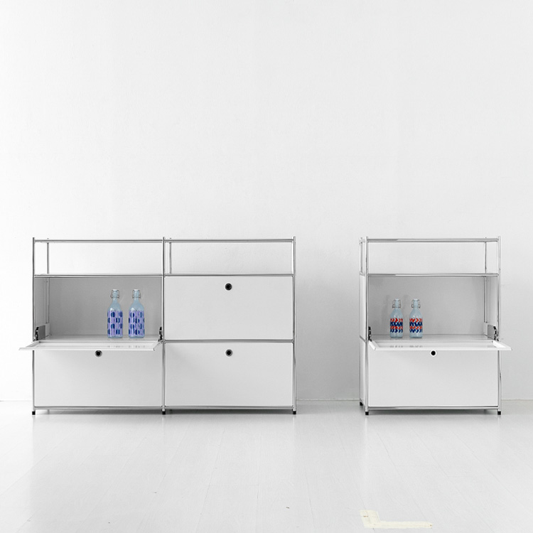 심플리 2x3 수납장 4문 BC613 1520x400x1020mm, 3단, 퓨어화이트 5817.5288 - 상세 이미지 3