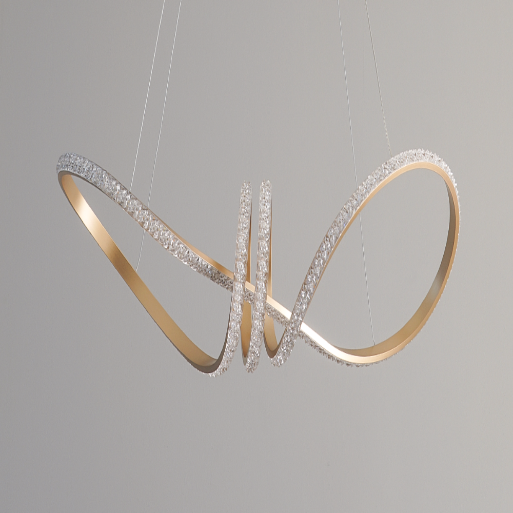 KS인증/무료+당일발송 6인용식탁등 국산 LED 크리스탈 주방 식탁등 골드