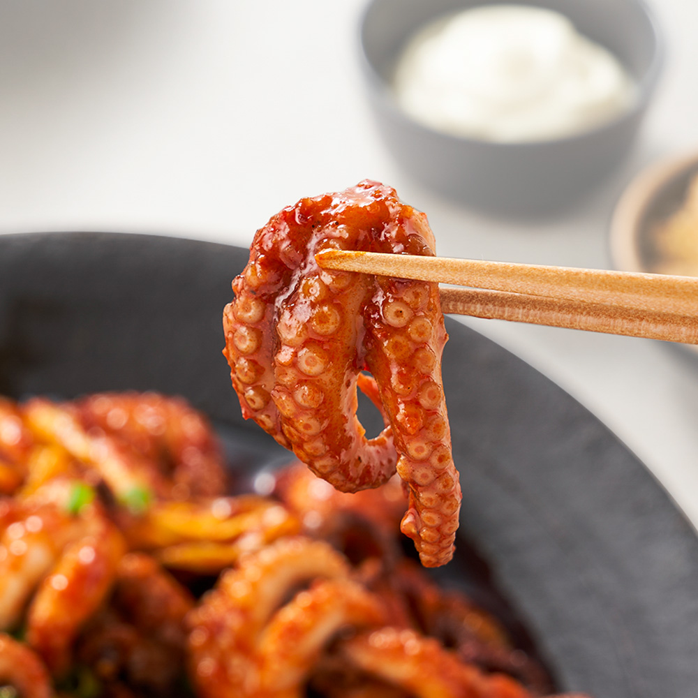 홍익쭈꾸미 양념 쭈꾸미 볶음 캠핑 요리 밀키트 맛집 300g, 3개 - 상세 이미지 5