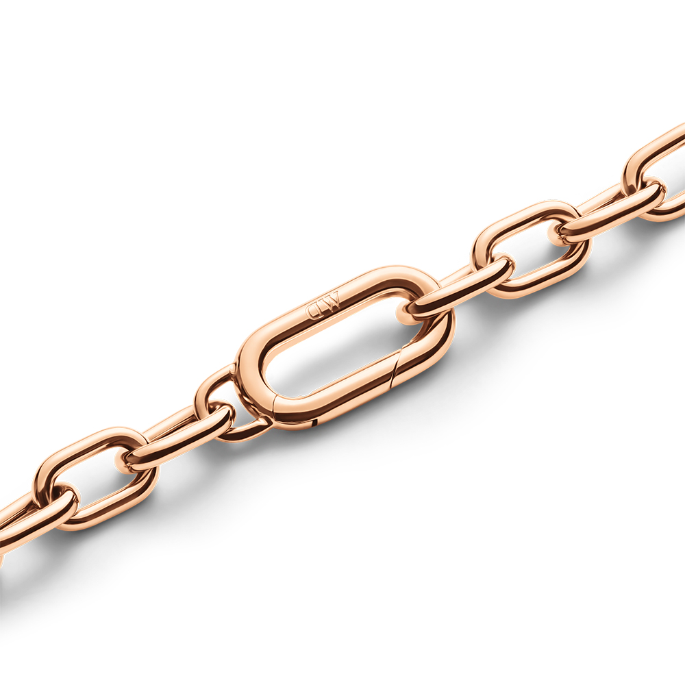 다니엘 웰링턴 CRYSTAL LINK NECKLACE 카라비너 큐빅 체인 목걸이 이미지 8