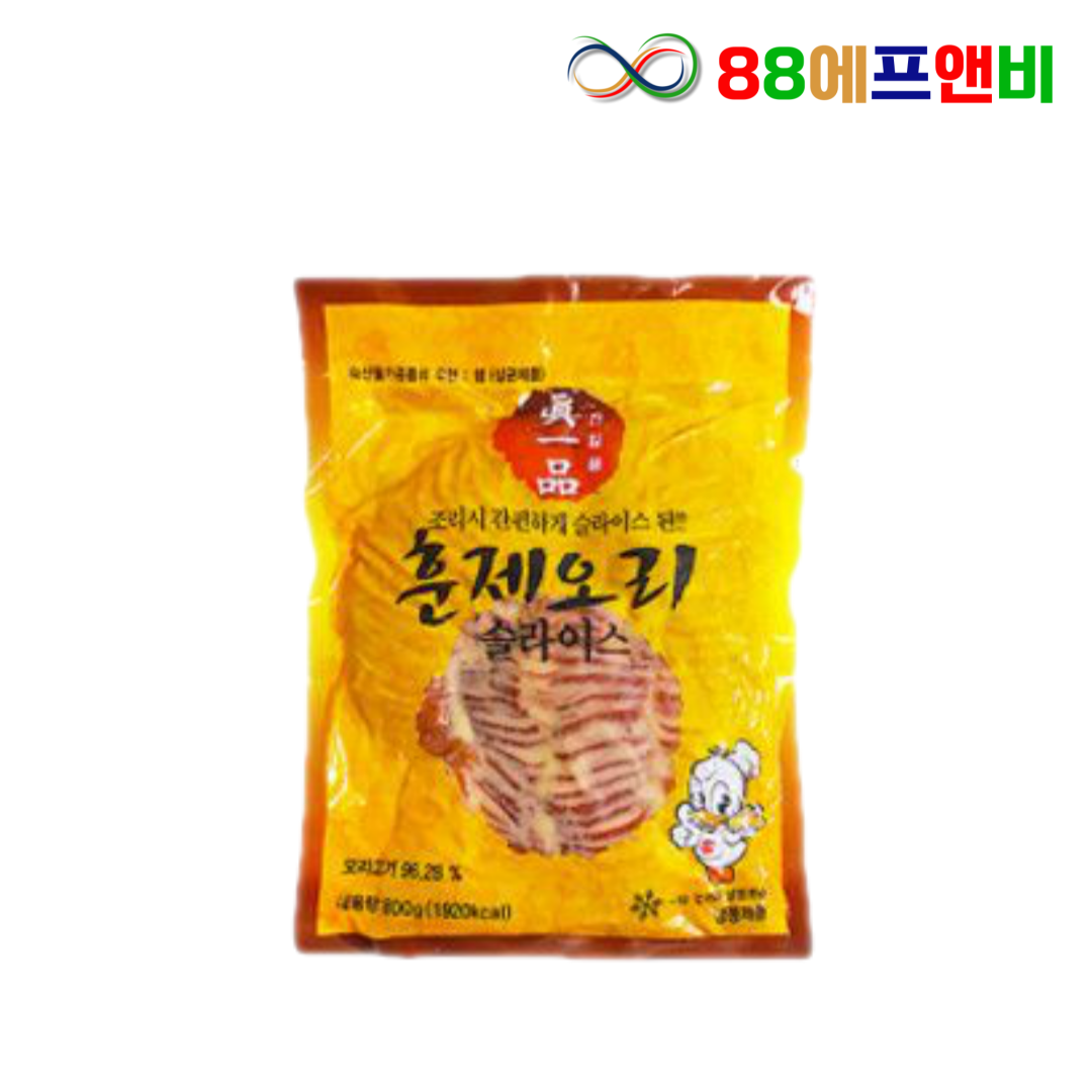 에쓰푸드 진일품 훈제오리 슬라이스 800g 가슴살 900g 통오리