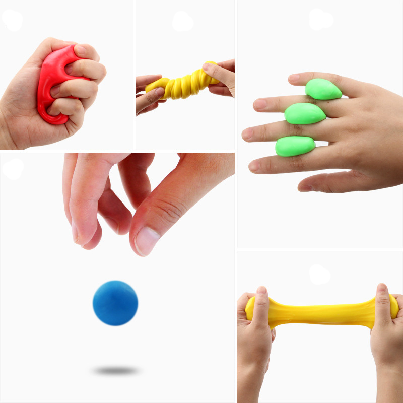 마크라쏭 유아 교구 빨래널고옷입히기 냠냠먹자 네일모양만들기 hand gum 치료퍼티 - 상세 이미지 4