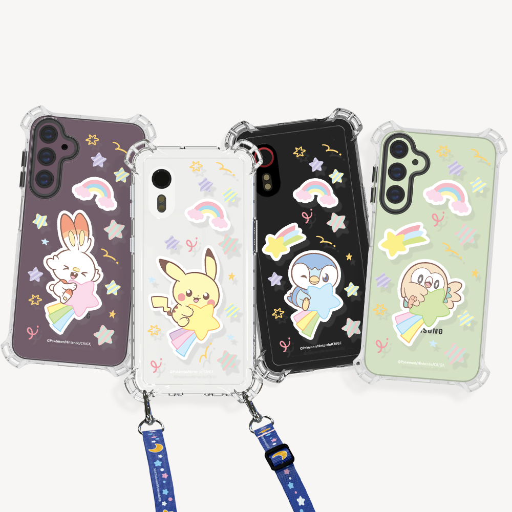 포켓피스 갤럭시 X커버 5 핸드폰 케이스 키즈폰 캐릭터 피츄 마빌크 - 상세 이미지 3