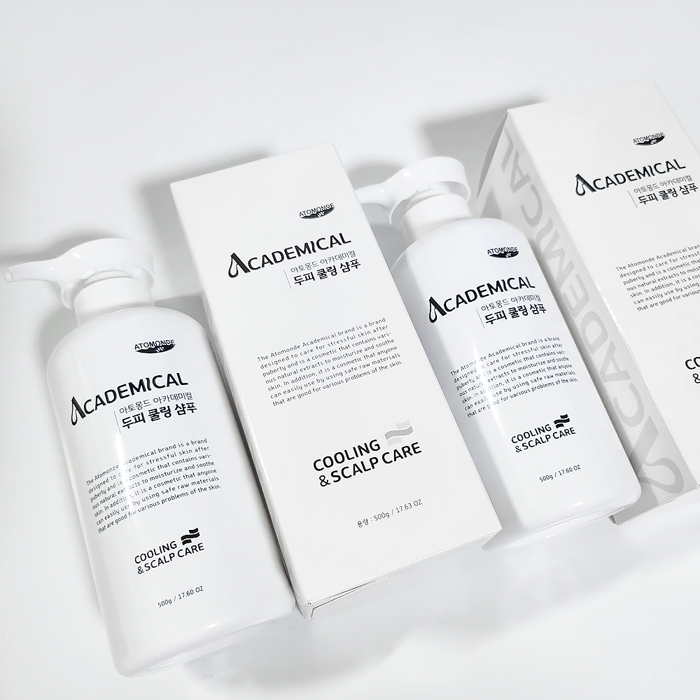 아카데미컬 스칼프 쿨링 샴푸 청소년 약산성 박하 두피샴푸 500g 1개 - 상세 이미지 4