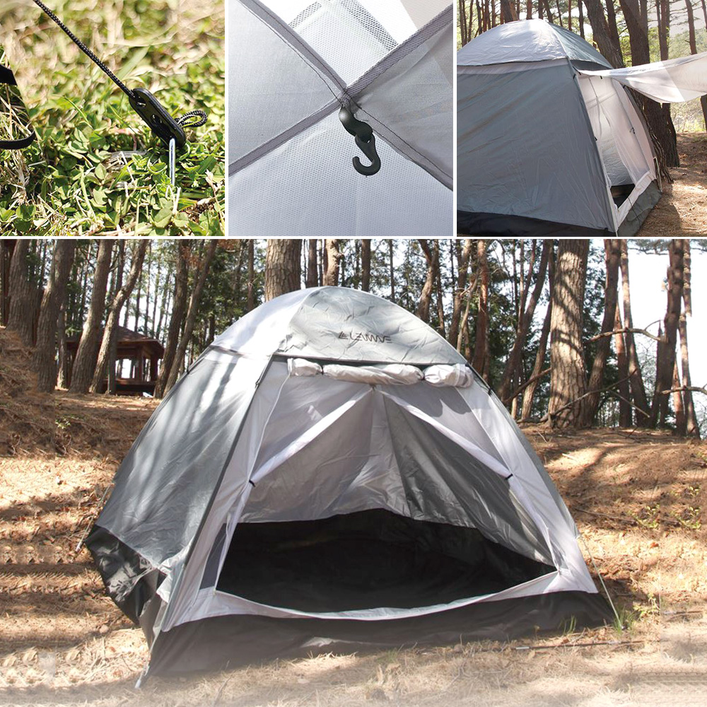 자동 원터치 텐트 야외 차양 낚시 캠핑 돔형 방수 그늘막