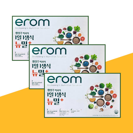 이롬 황성주 1일 1생식 뉴밀플러스 30g x 21포 x 3박스(총 63포) 식사대용 선식