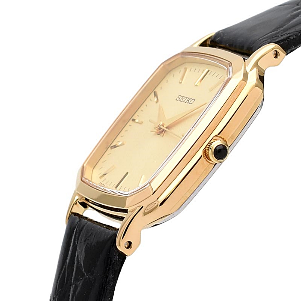 세이코 SEIKO 돌체 라인 금장 스퀘어 여자 손목 시계 SWDL164 - 상세 이미지 2