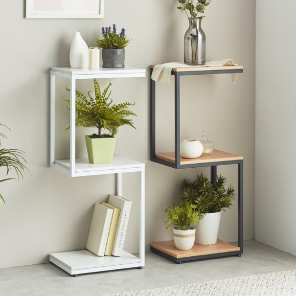 소형 사이드 콘솔 철재 장식장 수석 도자기 장식장 상패 진열장