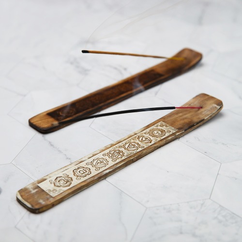 세븐차크라 우든 인센스 스틱 홀더 BLACK